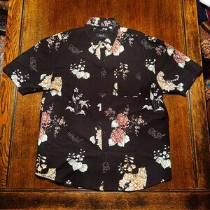 Rare Roark japanese tiger print button up (size XL) 🐅